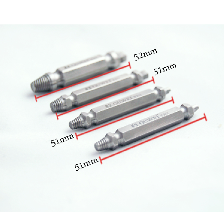 Double-headed screw extractor